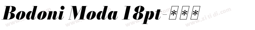 Bodoni Moda 18pt字体转换 Bodoni Moda 18pt字体转换